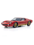 Red Miura P400 model car, scale 1:12